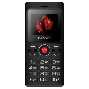 Мобильный телефон TeXet TM-106 Black/Red