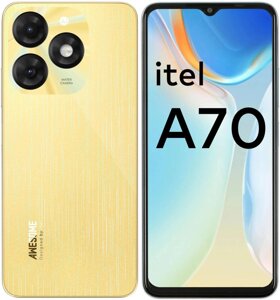 Смартфон ITEL A70 3/128Gb Brilliant Gold (A665L)