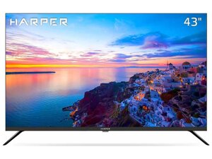 Телевизор Harper 43F661TS 43", Full HD, Smart TV, черный