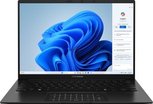 Ноутбук Asus Zenbook 14 UM3402YA-KP854 Ryzen 5 7430U 16Gb SSD512Gb AMD Radeon 14" IPS WQXGA (2560x1600) noOS black WiFi