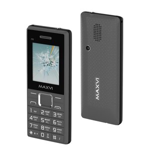 Мобильный телефон Maxvi C9i Grey/Black