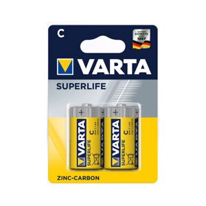 Батарейка Varta SUPERLIFE R14 C BL2 Heavy Duty 1.5V (2014) (2/24/120)