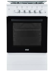 Плита комбинированная MIU 5010 ERP ГК LUX белая с электродуховкой в Ростовской области от компании F-MART