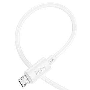Кабель HOCO X88 Gratified charging data cable for micro (белый) в Ростовской области от компании F-MART