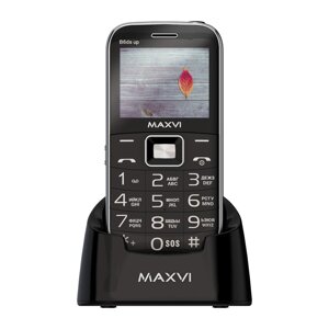 Мобильный телефон Maxvi B6ds Up Black (с док-станцией) в Ростовской области от компании F-MART
