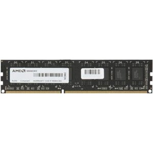 Модуль памяти DDR3 4 ГБ AMD (R534G1601U1SL-U***); 12800 MБ/с; 1600 МГц; RET