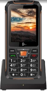 Мобильный телефон Fly F+ R280C (IP68 + док-станция) Black/Orange