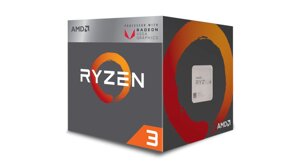 Процессор AMD Ryzen 3 2200G (YD2200C5M4MFB***); AM4; 3,5 ГГц; 384 кБ L1 Cache; 2 МБ L2 Cache; 4 МБ L3 Cache; Raven Ridge