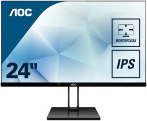 Монитор AOC 24V2Q 16:9 IPS HDMI DP FFree Black