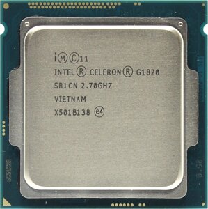 Процессор Intel Celeron G1820 2.7 GHz/ 2core/ SVGA HD Graphics/ 0.5+2Mb/ 53W/ 5 GT/s LGA1150