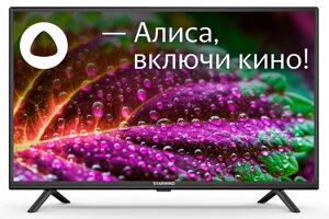 Телевизор Starwind SW-LED32SG304 Яндекс. ТВ Slim Design черный/черный HD 60Hz DVB-T DVB-T2 DVB-C DVB-S DVB-S2 USB WiFi