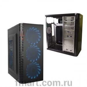 Корпус для ПК DeTech C3131S USB 3.0 Blue в Ростовской области от компании F-MART