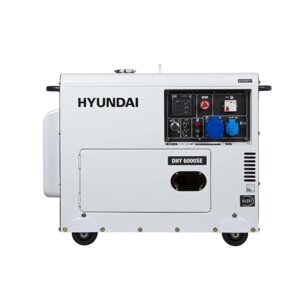 Генератор HYUNDAI DHY 6000SE 5.5кВт, электростартер, в корпусе