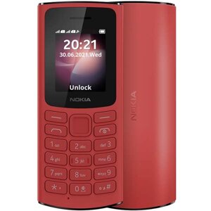 Мобильный телефон Nokia 105 DS 4G red (TA-1378)