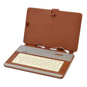 Чехол-клавиатура для планшета DeTech DTK-0110MUB Brown