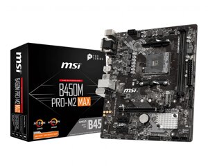 Материнская плата MSI B450M PRO-M2 MAX***