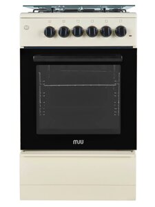 Плита комбинированная MIU 5015 ERP ГК LUX бежевая с электродуховкой в Ростовской области от компании F-MART