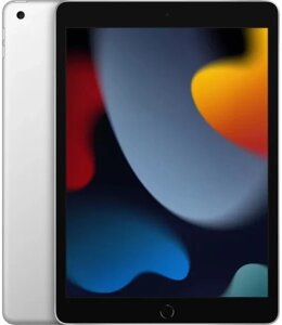 Планшет Apple iPad 2021 A2604 A13 Bionic ROM64Gb 10.2" IPS 2160x1620 3G 4G iOS серебристый