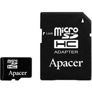 Карта памяти Apacer microSDHC 32GB UHS-l Class 10 (с адаптером)