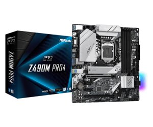 Материнская плата Asrock Z490M PRO4***