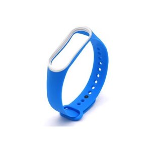 Ремешок для фитнес-браслета Xiaomi Mi Band 3 Edge (17) Blue/White