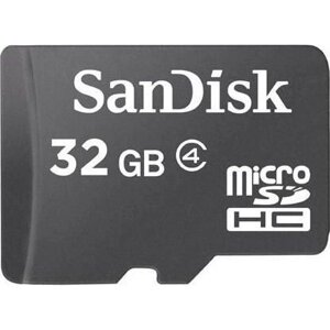 Карта памяти SanDisk 32 GB microSDHC Class 4 (SDSDQM-032G-B35)