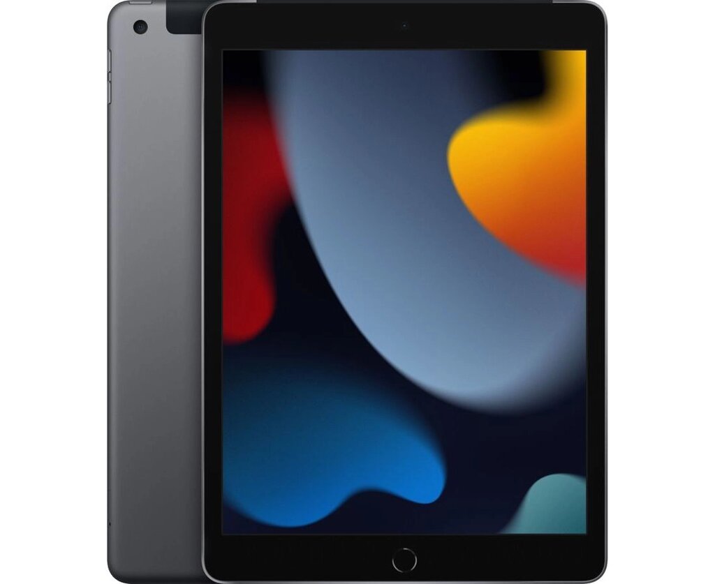 Планшет Apple iPad 2021 A2604 A13 Bionic 6С ROM64Gb 10.2" IPS 2160x1620 3G 4G iOS серый космос от компании F-MART - фото 1