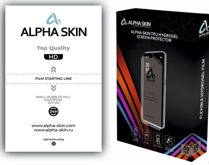 Пленка гидрогелевая Alphaskin Планшет глянцевая от компании F-MART - фото 1