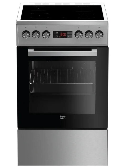 Плита электрическая BEKO FSM57300GX нерж. (диспл) от компании F-MART - фото 1