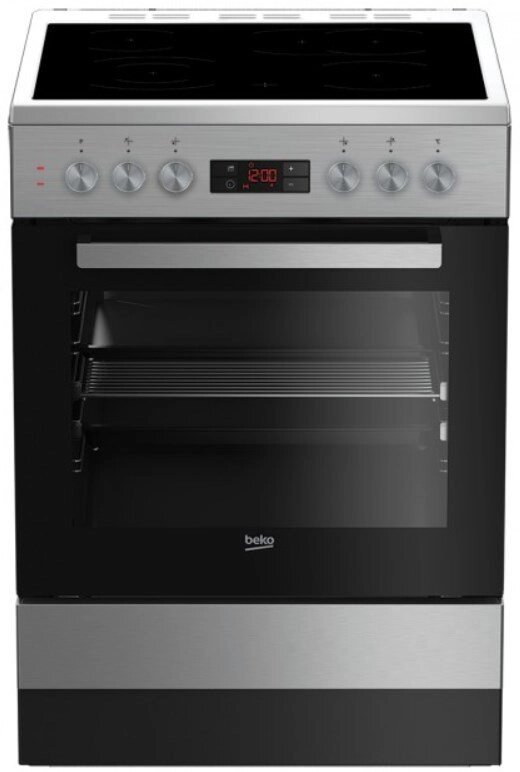 Плита электрическая BEKO FSM67320DXT серебристый от компании F-MART - фото 1