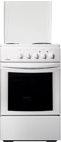 Плита электрическая FLAMA AE 1401 W белый от компании F-MART - фото 1