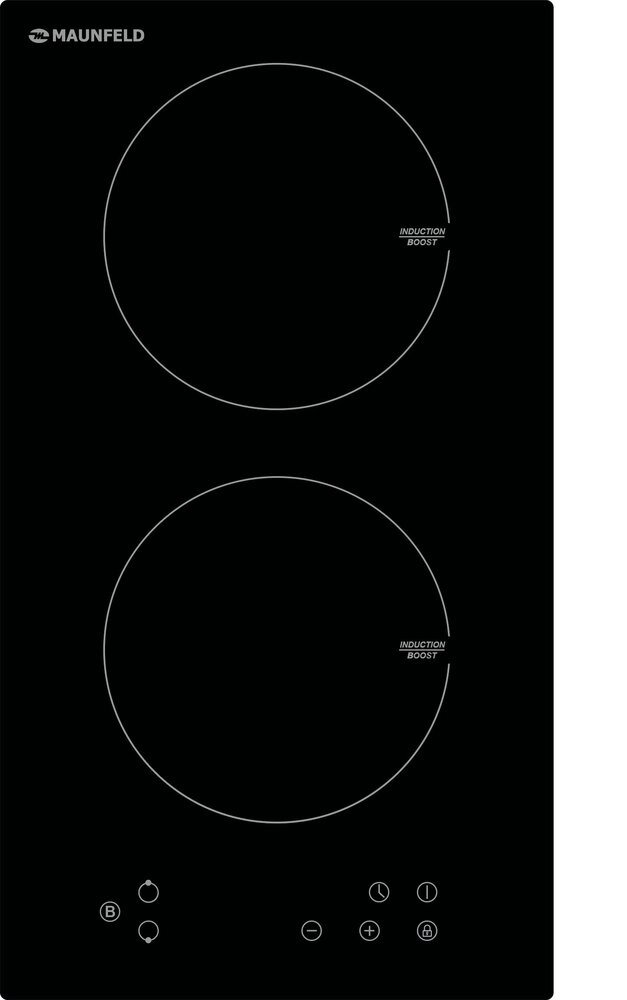 Поверхность "домино" индукционная MAUNFELD EVI. 292-BK черная от компании F-MART - фото 1