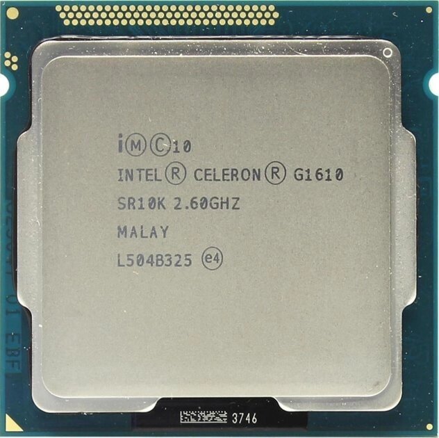 Процессор Intel Celeron G1610 2.6 GHz / 2core / SVGA HD Graphics / 0.5+2Mb / 55W / 5 GT / s LGA1155 от компании F-MART - фото 1