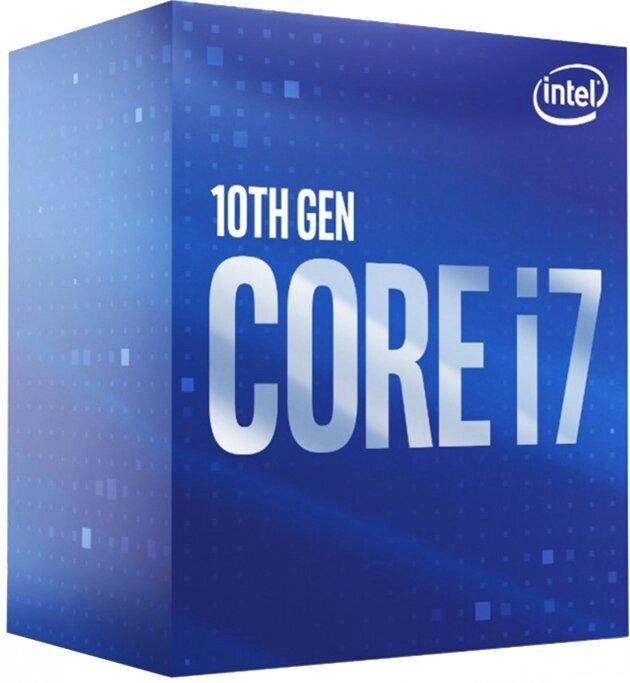 Процессор Intel Core i7-10700F (BX8070110700***); LGA1200; 2,9 ГГц; 16 МБ L3 Cache; Comet Lake; 14 нм; BOX от компании F-MART - фото 1