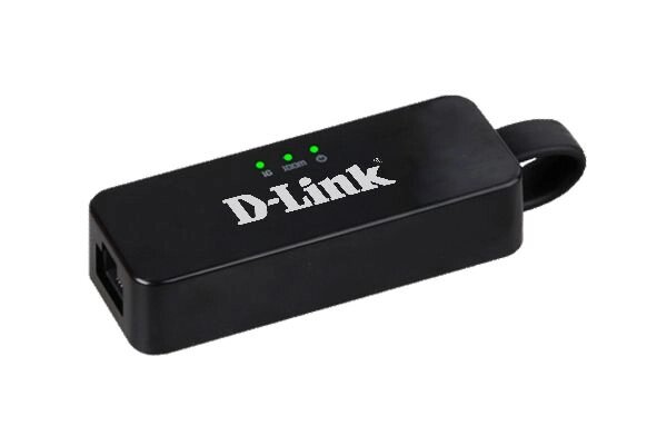 Сетевой адаптер Gigabit Ethernet D-Link DUB-1312/B DUB-1312/B2A USB 3.0 от компании F-MART - фото 1