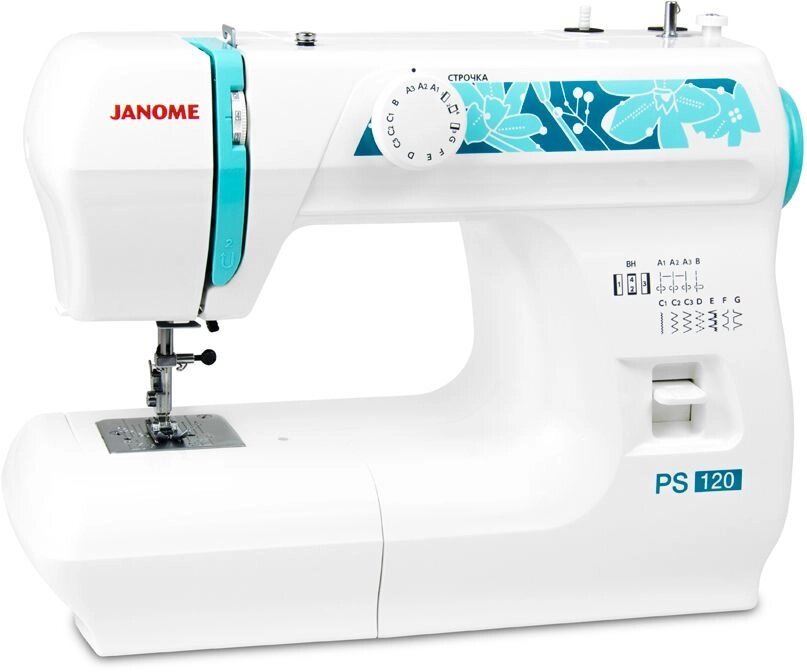 Швейная машина Janome PS 120 белый от компании F-MART - фото 1