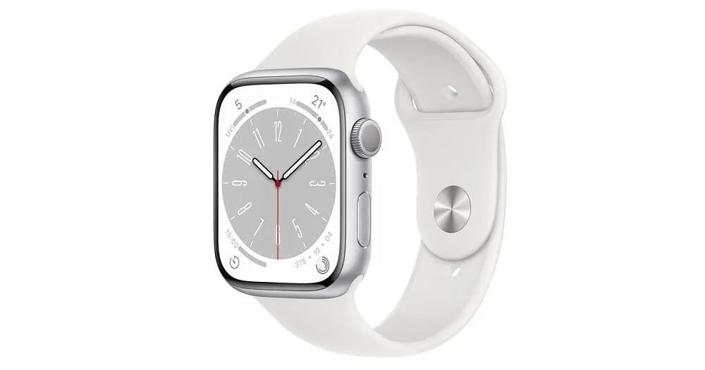 Смарт-часы Apple Watch 8 45mm Silver MP6Q3 от компании F-MART - фото 1