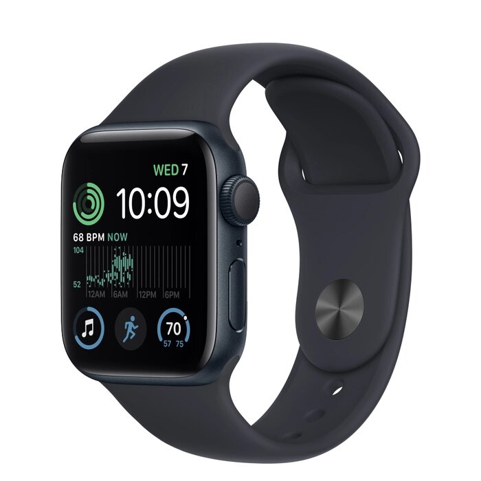 Смарт-часы Apple Watch SE 2022 40mm Midnight MNT73LL S/M от компании F-MART - фото 1