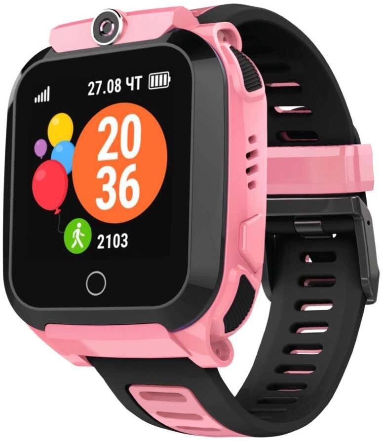Смарт-часы детские GEOZON Basic/pink (розовый) G-W08PNK от компании F-MART - фото 1