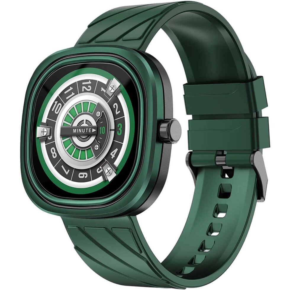 Смарт-часы Doogee DG Ares темн. зеленый от компании F-MART - фото 1