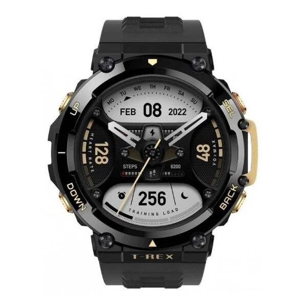 Смарт-часы Xiaomi Amazfit T-Rex 2 A2170 black/gold от компании F-MART - фото 1