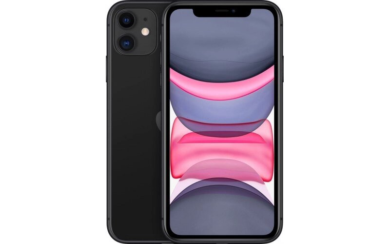 Смартфон Apple A2221 iPhone 11 64Gb 4Gb черный от компании F-MART - фото 1