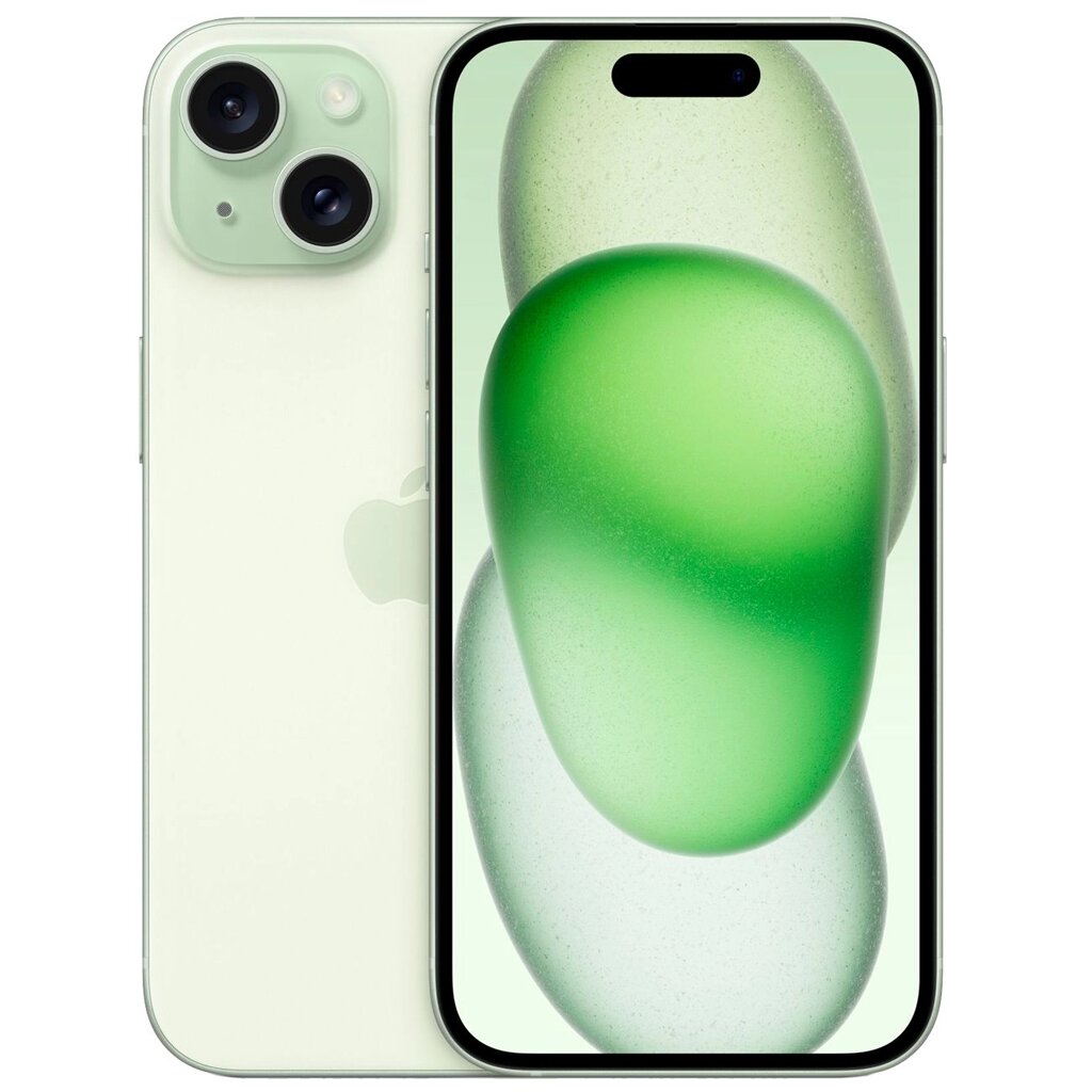 Смартфон Apple iPhone 15 256GB Green HK от компании F-MART - фото 1