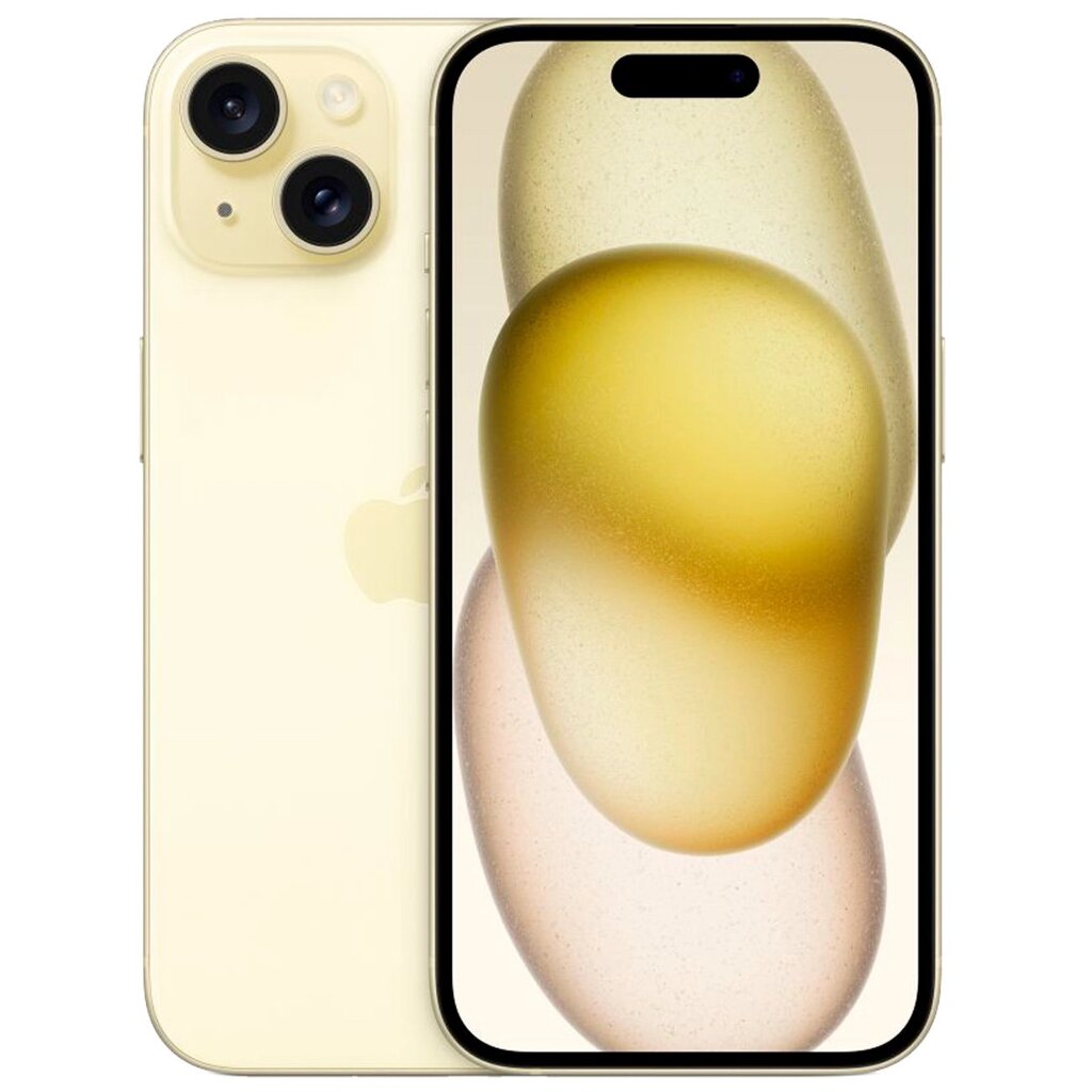 Смартфон Apple iPhone 15 256GB Yellow HK от компании F-MART - фото 1