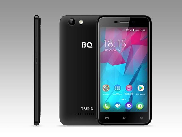 Смартфон BQ BQS-5000L Trend black от компании F-MART - фото 1