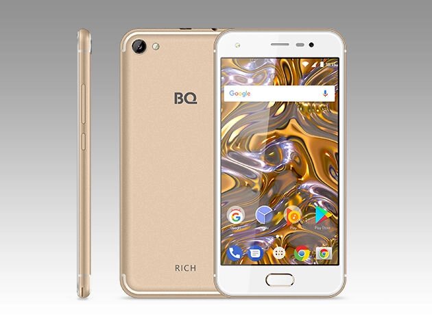 Смартфон BQ BQS-5012L Rich Gold от компании F-MART - фото 3