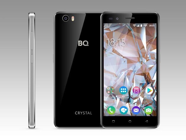 Смартфон BQ BQS-5054 Crystal black от компании F-MART - фото 1