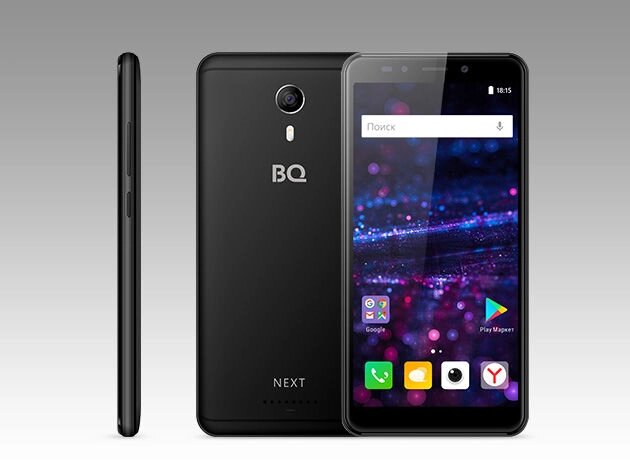 Смартфон BQ BQS-5522 Next black от компании F-MART - фото 1