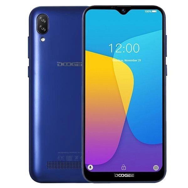 Смартфон Doogee X90 1/16GB Blue от компании F-MART - фото 1