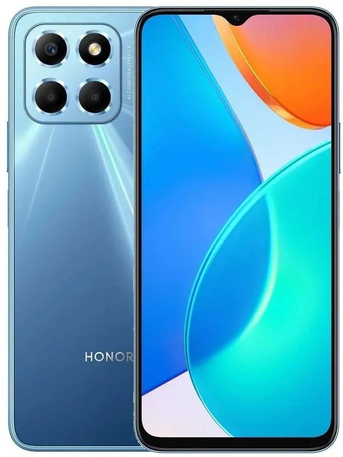 Смартфон Honor X6 4/64Gb blue (5109AJKS) от компании F-MART - фото 1